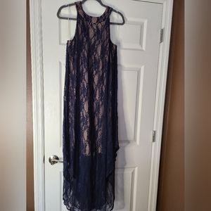 Love Squared Blue lace sleeveless dress size 2X